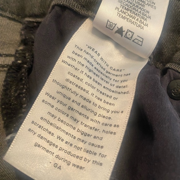 Good American Distressed Cropped Skinny jeans 27 - Picture 7 of 7